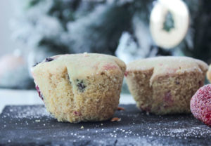 muffins de frutos rojos sin gluten