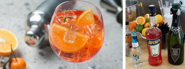 como hacer un coctel apperol spritz