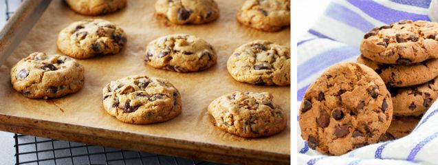 receta cómo hacer cookies chocolate americanas