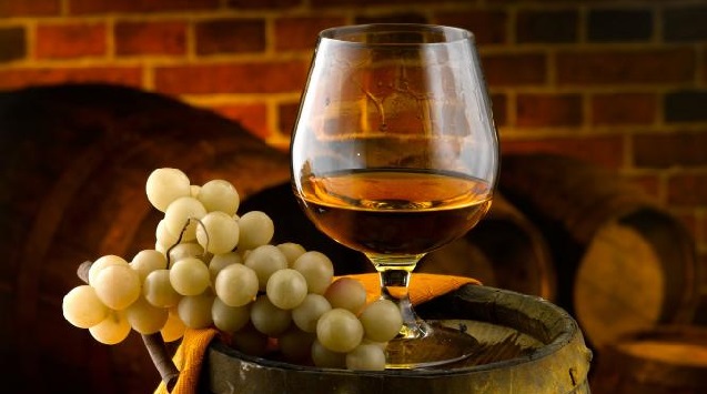 uvas y cognac