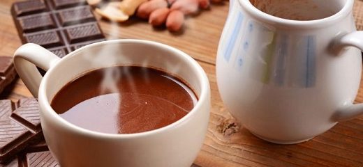 chocolate caliente a la taza
