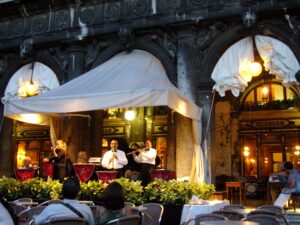 Música en vivo en restaurante