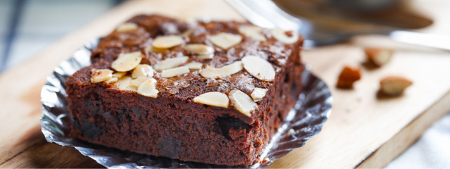 Brownies con almendras