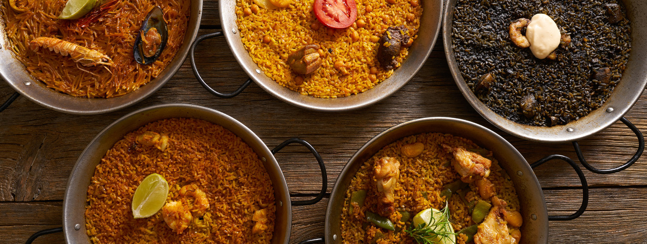 Tipos de paella