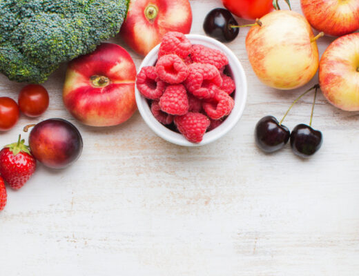 Frutas de temporada de verano