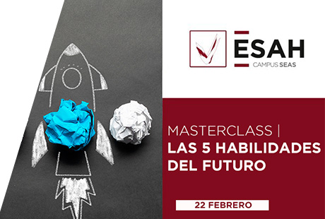 Cabecera seminario online sobre 5 habilidades del futuro