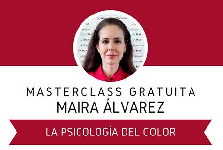Masterclass online sobre La psicología del color | Marzo 2024