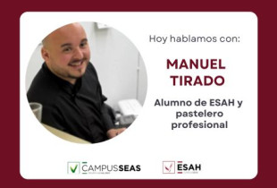 Entrevista con Manuel Tirado, ex alumno y pastelero profesional