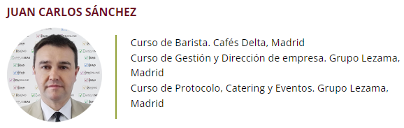 Juan Carlos Sánchez, docente de ESAH Juan Carlos Sánchez, docente de ESAH