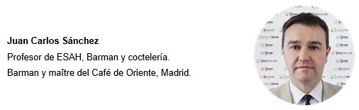 Juan Carlos Sánchez, docente del seminario de coctelería clásica Juan Carlos Sánchez, docente del seminario de coctelería clásica